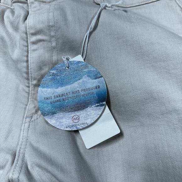 AG Adriano Goldschmied NWT The Etta High Waist Crop Raw Hem Jeans Size 32R - Picture 5 of 11